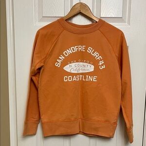 GAP Orange/ Salmon Surf Graphic Kids Sweatshirt